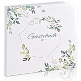Tigvio Gästebuch Hochzeit, 120 Seiten Gästebuch, Hochzeit Gästebuch 21 x...