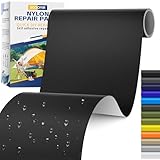 10x200cm Selbstklebend Flicken Reparaturset, Schwarz Flicken Daunenjacke...