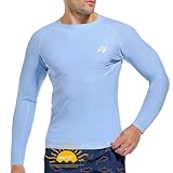 MEETWEE Herren Rash Guard Rash Vest Männer Langarm/Kurzarm UV Schutz...