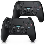 CSL - 2x Wireless Gamepad für PC und PS4 - PC Anschluss - Wireless...