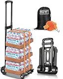 WONSEFOO Klappbare Sackkarre, 50Kg/110Lbs Faltbarer Transportkarren...