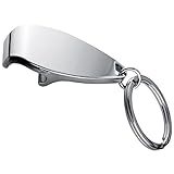p&m Metall-Schlüsselanhänger mit Flaschenöffner - Kapselheber...