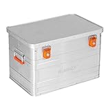 ALUBOX B70 - Aluminium Transportbox 70 Liter Alukiste mit Gummidichtung -...