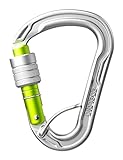 EDELRID Unisex – Erwachsene HMS Strike Screw FG Carabiner, Silver, one...