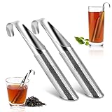 2 Stück Edelstahl-Tee-Diffusor, Edelstahl Teesiebe für losen Tee,...
