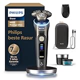 Philips Rasierer i9000 Prestige Ultra, Nass- und Trockenrasierer für...