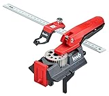 kwb Dübelhilfe/Dübellehre mit 30 cm Lineal, 3-12 mm Bohrlöcher inkl....