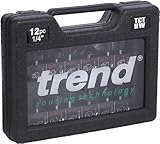 Trend 12-teiliges Fräser-Starter-Set, 1/4 Zoll Schaft,...