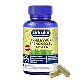 Zirkulin Apfelessig + Brennnessel (80 Kapseln) – Mit Chrom & Cholin für...