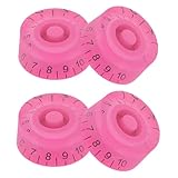 Kisangel 4 Stück Teiliges Gitarren Potentiometer Knöpfe aus Pinkem Acryl...