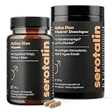 Serotalin ACTIVE Men Testo All-in-One Bundle für Männer | 60er Kapseln...
