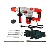 KiwiHood 2200W Elektrischer Meißelhammer Hochleistungs-Drehbohrhammer mit...