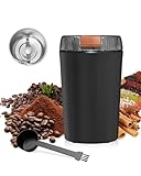 Kaffeemühle Elektrisch 80g, Leistungsstarker 350W Motor für Bohnen und...