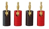 Dynavox IMG 1 Bananenhohlstecker 2 x rot, 2 x schwarz