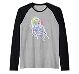 Pretty Dirty Paint Splatter Qualle Raglan