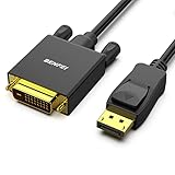 BENFEI DisplayPort auf DVI Kabel 1,8M 1080P@60HZ, Unidirektional...