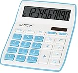 Genie 840 B 10-stelliger Tischrechner (Dual-Power (Solar und Batterie);...