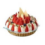 SinHi Glas-Kuchenplatte, 22,9 cm, Glas-Kuchenform zum Backen,...