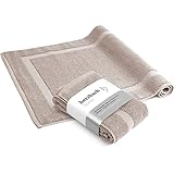 herzbach home Badvorleger Set 100% Baumwolle | Duschvorleger | 1.000 g/m²...