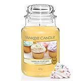 Yankee Candle Duftkerze im Glas (groß) | Vanilla Cupcake | Kerze mit...