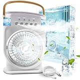 Mobile Klimaanlage Leise 4 in 1, Luftkühler Mini mit Akku, Klimagerät...