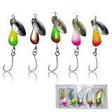 Forellen Spoon Set 5 Stück Kunstköder Spinner Blinker Set Forellenköder...