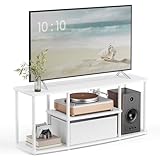 SONGMICS HOME Superschnelle werkzeuglose Montage, TV-Schrank für Fernseher...
