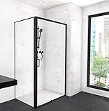 Marwell Factory Duschkabine 120x80x200 cm Dusche Fronteinstieg mit matt...