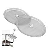 French Press Filter, 2 Stück 10,1 cm/4 Zoll 100 Mesh Edelstahl...