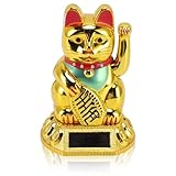 HERCHR Winkekatze, Glückliche Glückskatze, Winkende Katze,...