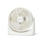 Amazon Basics Tisch-Ventilator tragbar, 18 cm, geräuscharme Kühlung, 3...