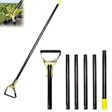 BOWTONG Gartenhacke, 2025 Neue Doppelschneidige Unkrauthacke, langer Griff,...