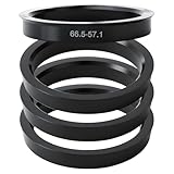 4 Stück Zentrierringe 66.6 Auf 57.1, Kunststoff Radnaben Zentrierringe,...
