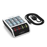 ANSMANN Akku Ladegerät inkl. 4X AA 2100mAh, für 4X AAA AA NIMH NICD...