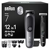 Braun Bundle mit All-in-One Series 7, 12-in-1 Multigroom Kopf und Körper,...