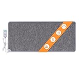 Mi-Heat Warm Feet Infrarot Heizteppich Heizmatte 55x110cm grau/anthrazit -...