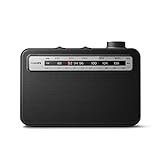 Philips Tragbares FM Radio/Retro-Radio ideal für Küche, Toilette oder...