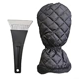 Windschutzscheiben-Eiskratzer mit Thermohandschuhen, ABS-Klinge und...