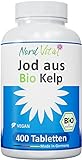 NEU! Jod aus Bio Kelp - 400 Tabletten mit je 250µg Jod aus Braunalgen - in...