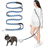 Tivray Hände Frei Hundeleine mit Schwamm Griff, 8,5ft Vielseitig Crossbody...