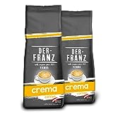Der-Franz Crema-Kaffee UTZ, gemahlen, 2 x 500 g