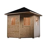 Artsauna Gartensauna Eldur mit 8 kW Ofen, Beleuchtung & Zubehör -...