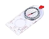 Kompass Wandern,Floureszierender Kartenkompass Militär Kompass...