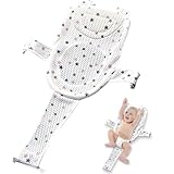 WELLXUNK Babybadenetzt Baby, Baby Dusche Netz, Verstellbares Badesitznetz,...