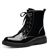 MARCO TOZZI Damen Stiefeletten zum Schnüren Flach mit Reißverschluss,...