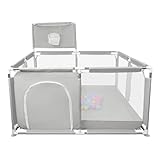 Laufstall Baby,Laufstall baby für Babys mit weichem,Baby Laufstalls mit...