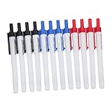 WEKAMOS 12 Stück Teiliges Whiteboard Marker Abwischbare Druckknopfbediente...