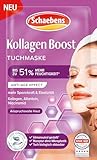 Schaebens Kollagen Boost Tuchmaske, Anti-Age Effect mit Kollagen, Allantoin...