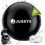 Juskys Aufblasbare Poolabdeckung Rund 4 m - Pool Abdeckung, Luftkissen,...