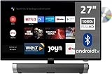 Reflexion_TV LDDW27iSB+ | DVD-Player | Smart-TV | 27 Zoll | für Wohnmobile...